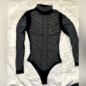 Sheer with Sequins Bodysuit